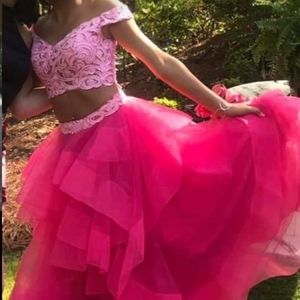 Hot Pink Prom, Pageant, or Formal Dress